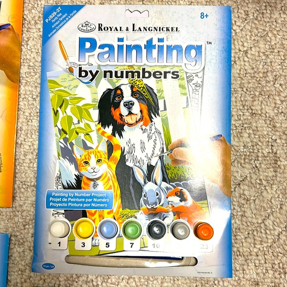 Paint by Numbers 4 Set - Picture 2 of 5